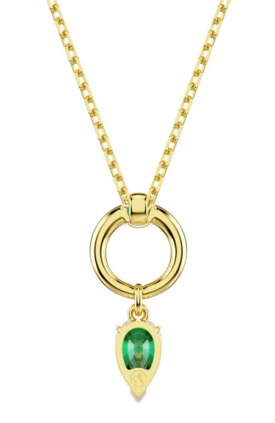 Swarovski Mesmera Pendant In Gold