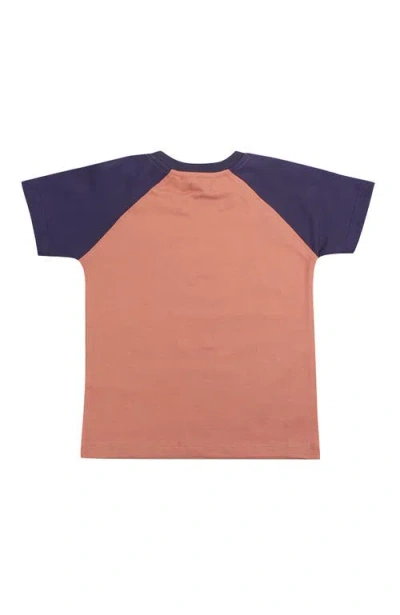 Lilly And Sid Lilly & Sid Sailing Club Slogan Print T-shirt In Orange