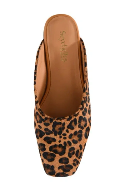 Seychelles Prim And Proper Mule In Animal Print