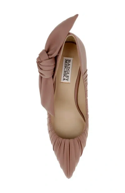 Badgley Mischka Women's Vanesa Jersey Knit Pumps In Brown