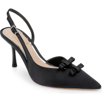 Jewel Badgley Mischka Women's Ellery Bow Evening Pumps In Black