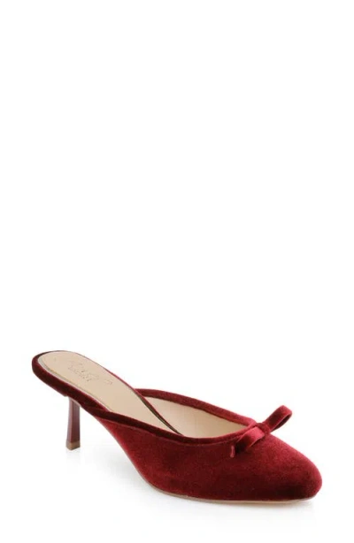 Jewel Badgley Mischka Women's Elliott Evening Mules In Burgundy