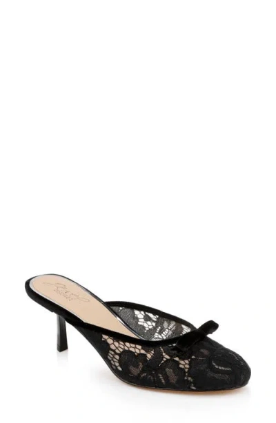 Jewel Badgley Mischka Women's Elliott Evening Mules In Black
