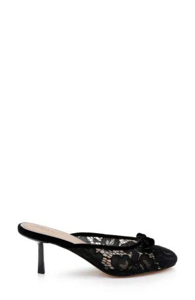 Jewel Badgley Mischka Women's Elliott Evening Mules In Black