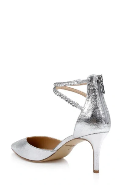 Jewel Badgley Mischka Women's Emmi Evening Pumps In Silver