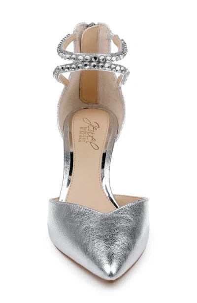 Jewel Badgley Mischka Women's Emmi Evening Pumps In Silver