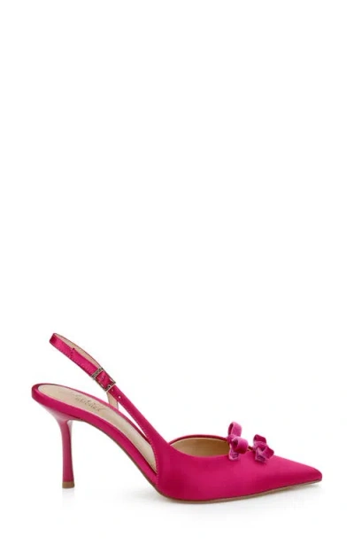 Jewel Badgley Mischka Women's Ellery Bow Evening Pumps In Pink