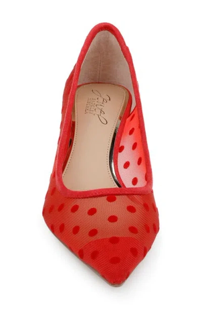 Jewel Badgley Mischka Women's Elena Evening Pumps In Red
