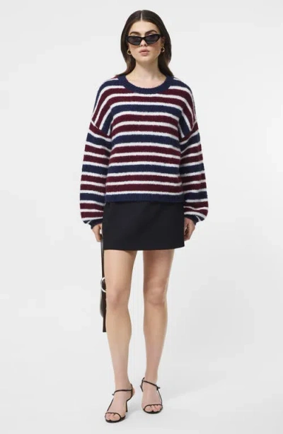 French Connection Women's Chunky Crewneck Sweater In Black