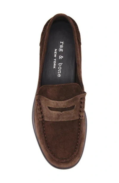Rag & Bone Carter Penny Loafer In Brown