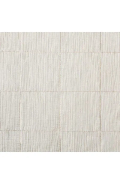 Calvin Klein Cotton Gauze Solid Decorative Pillow Cover, 22" X 22" In Neutral