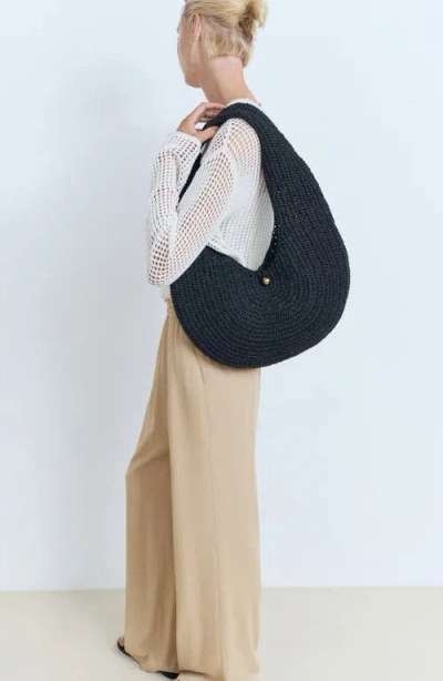 Mango Women's Elastic Waist Straight-fit Pants In Neutral