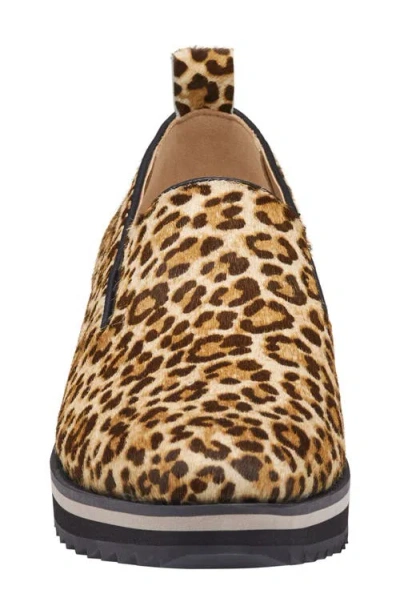Johnston & Murphy Ulyssa Platform Loafer In Animal Print