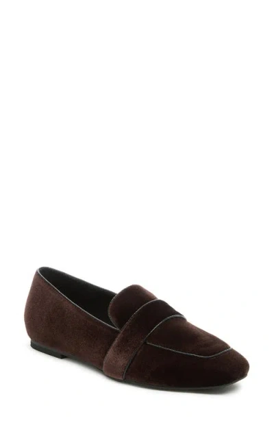 Kelsi Dagger Brooklyn Finch Loafer Flat In Brown