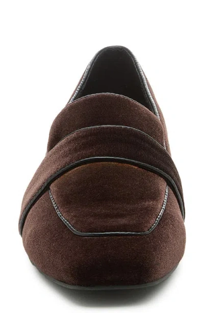 Kelsi Dagger Brooklyn Finch Loafer Flat In Brown