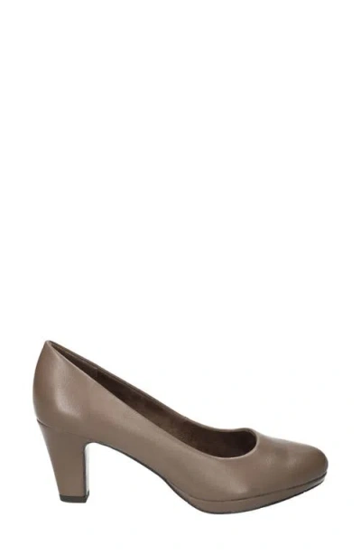 Easy Street Women's Equinox Platform Slip-on Pumps In Brown