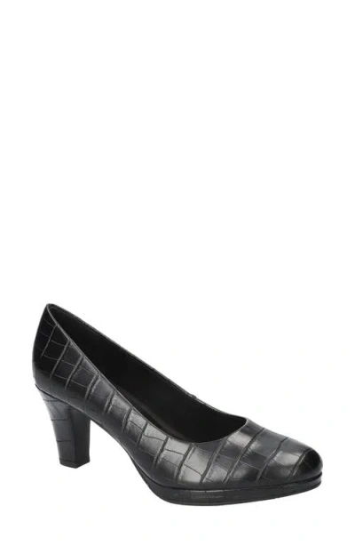 Easy Street Women's Equinox Platform Slip-on Pumps In Black