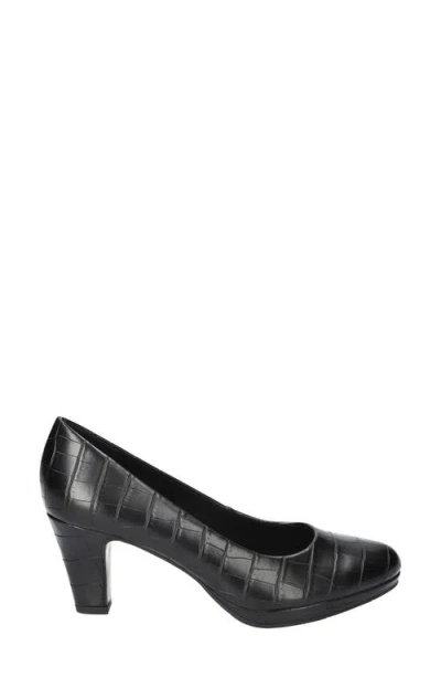 Easy Street Women's Equinox Platform Slip-on Pumps In Black
