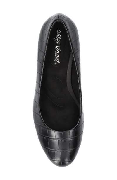 Easy Street Women's Equinox Platform Slip-on Pumps In Black