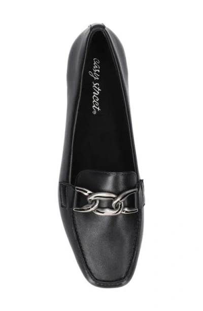 Easy Street Women's Femi Square-toe Slip-on Flats In Black
