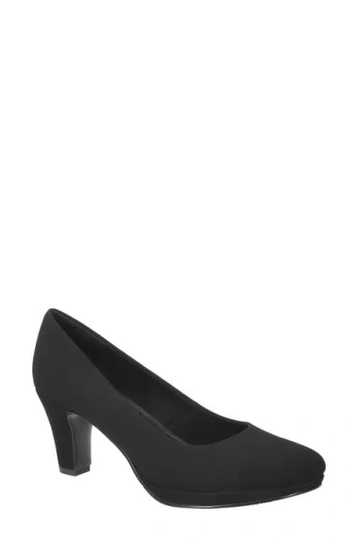 Easy Street Women's Equinox Platform Slip-on Pumps In Black