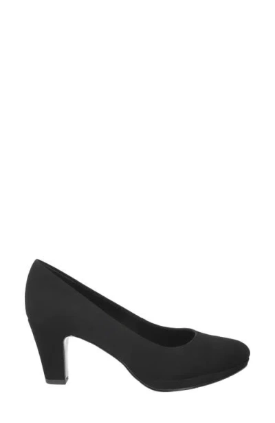 Easy Street Women's Equinox Platform Slip-on Pumps In Black