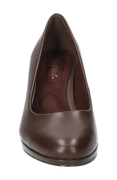 Easy Street Women's Equinox Platform Slip-on Pumps In Brown