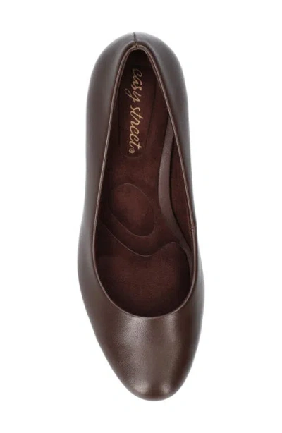 Easy Street Women's Equinox Platform Slip-on Pumps In Brown