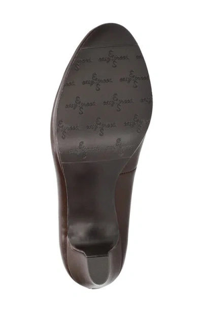 Easy Street Women's Equinox Platform Slip-on Pumps In Brown