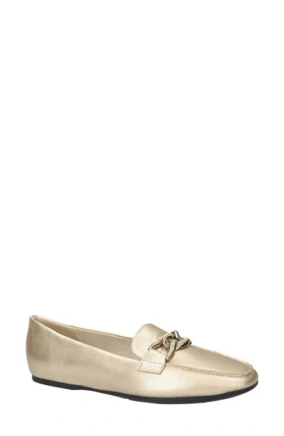 Easy Street Women's Femi Square-toe Slip-on Flats In Gold