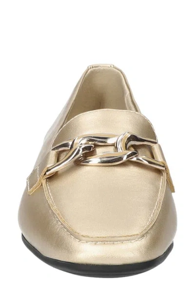 Easy Street Women's Femi Square-toe Slip-on Flats In Gold