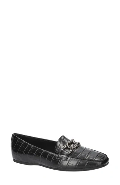 Easy Street Women's Femi Square-toe Slip-on Flats In Black