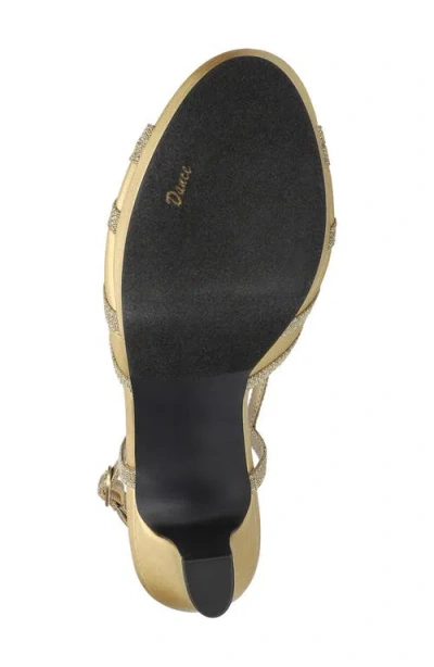 Easy Street Womens Starlight Heeled Sandals In Gold