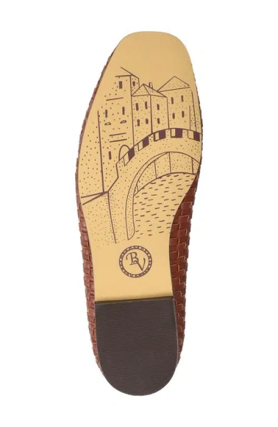 Bella Vita Women's Kimiko Square Toe Flats In Brown