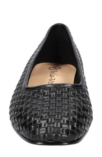 Bella Vita Kimiko Womens Slip On Dressy Oxfords In Black