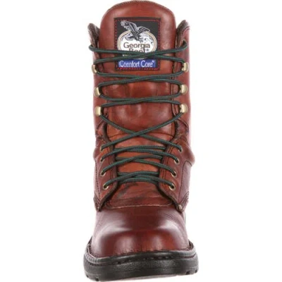 Georgia Boot Padded Eagle Light Work Boot In Brown