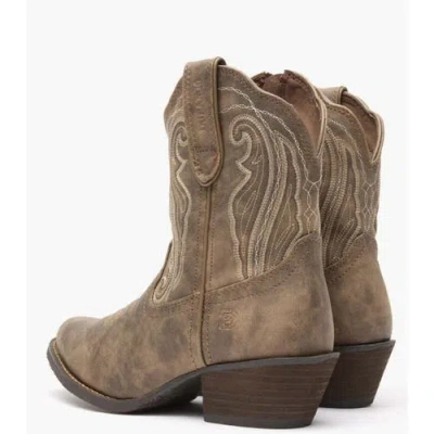 Durango Distressed Shortie Western Boot In Brown
