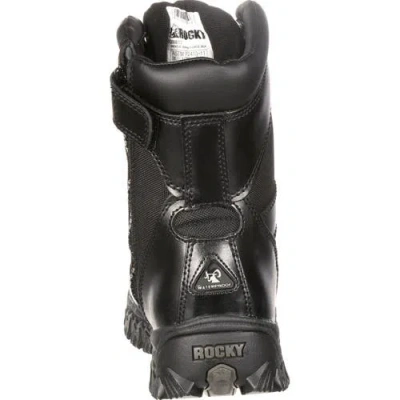 Rocky Zipper Composite Toe Public Service Boot In Black