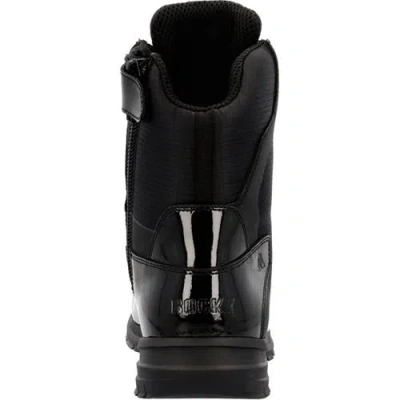 Rocky 8" Side Zip Public Service Boot In Black