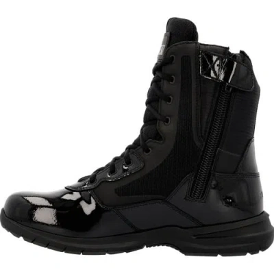 Rocky 8" Side Zip Public Service Boot In Black