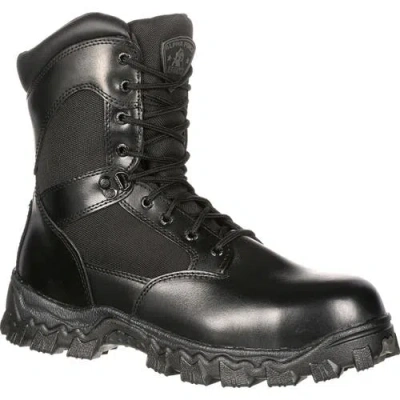 Rocky Zipper Composite Toe Public Service Boot In Black