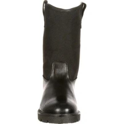 Rocky Pullon Wellington Public Service Boot In Black