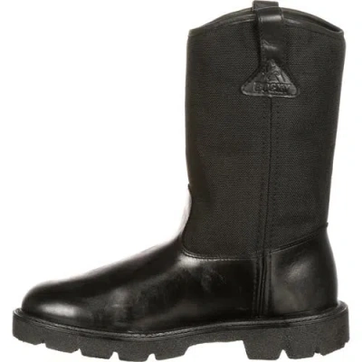 Rocky Pullon Wellington Public Service Boot In Black