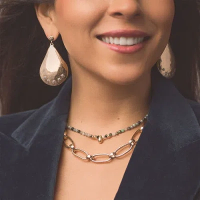 Collection 1304 Aura Bronze Earrings In Brown