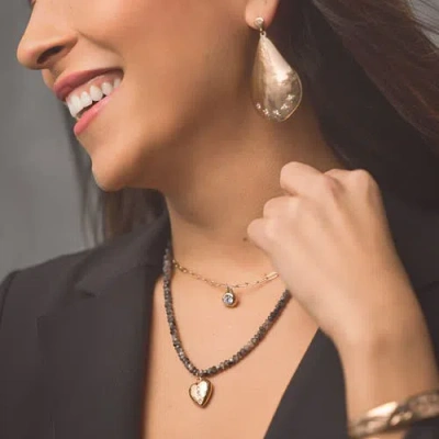 Collection 1304 Aura Bronze Earrings In Brown