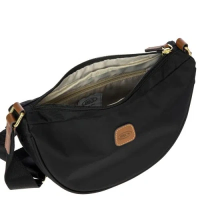 Bric's X-travel Mini Halfmoon Bag In Black