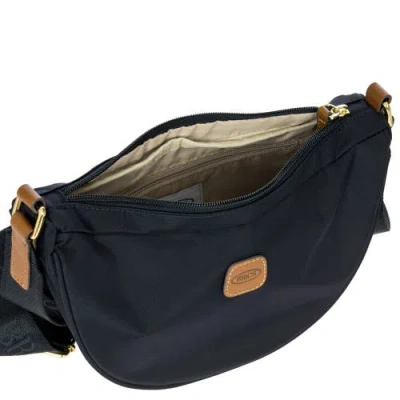 Bric's X-travel Mini Halfmoon Bag In Blue