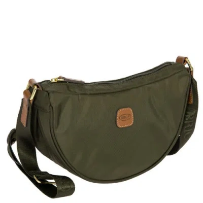 Bric's X-travel Mini Halfmoon Bag In Green