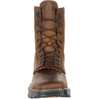 Durango Waterproof Lace Up Boot In Brown