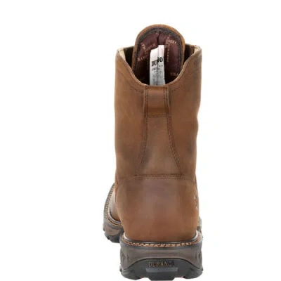 Durango Waterproof Lace Up Boot In Brown